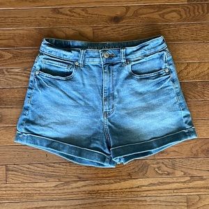 American Eagle Stretch Denim Mom Shorts